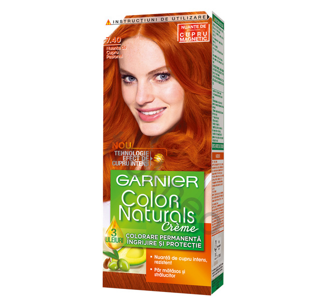 Garnier Color Naturals 7.40 Passionate Copper Color hair