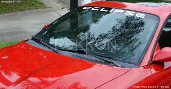 Eclipce Mitsubishi Motorsports Racing Vinyl Sticker Decal Windscreen stickers will decorate your car. The right choice for your car.