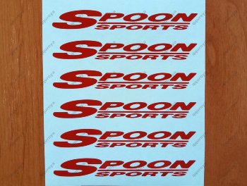 Spoon Sports Alloy Wheel Rim Spoke Decal Sticker Civic eg6 eg9 