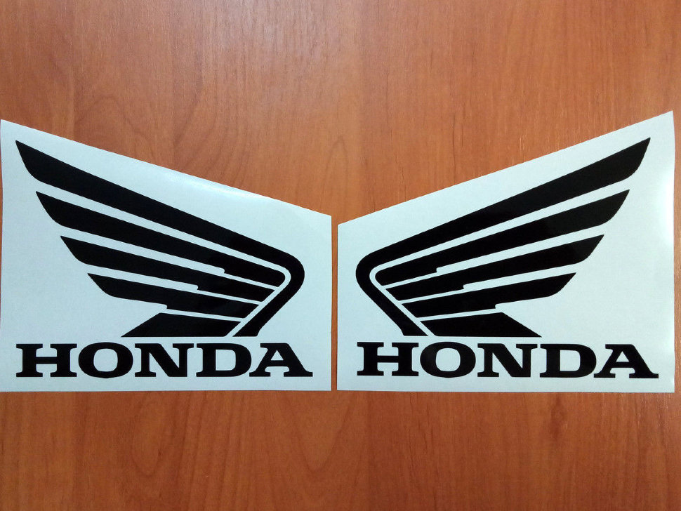 Honda wing Logo Vinyl Decal Car Truck Window Sticker Motorcycle Racing Bumper 