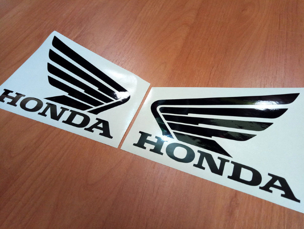 Honda wing Logo Vinyl Decal Car Truck Window Sticker Motorcycle 90MM OEM TYPEC