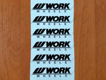 Work Wheels Spoke Decal Sticker Alloy Rim Meister S1 CR kai JDM 