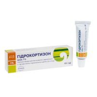 Hydrocortisone ointment 1% tube 10 g Гидрокортизон мазь 1% туба 10 г