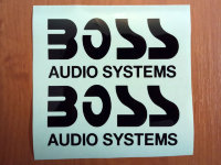 BOSS AUDIO SYSTEMS Stickers Die Cut Decals Vinyl Audio Emblem Logo