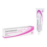 Syntomycin liniment for external use 5% tube 25 g  Синтомицин линимент для наружного применения 5 % туба 25 г