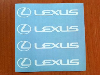 Lexus Door Handle Decal Sticker GX RC Logo Emblem IS200 IS350 ISF RX NX
