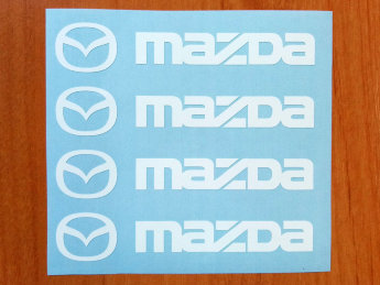 Mazda Door Handle Decal Sticker emblem mazda 3 mazda 6 cx-5 Miata Logo