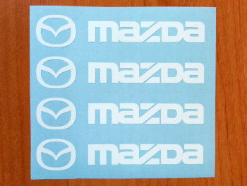 Mazda Door Handle Decal Sticker emblem mazda 3 mazda 6 cx-5 Miata Logo 