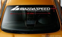 MAZDASPEED MAZDA Windshield Premium Vinyl Window Decal Sticker 