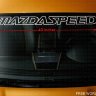 MAZDASPEED Windshield Banner Vinyl Racing Sport Mazda Decal Sticker 