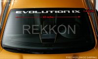 Stripe Decal For Mitsubishi Evolution 9 Evo WRC Windshield Banner Vinyl Decal Sticker