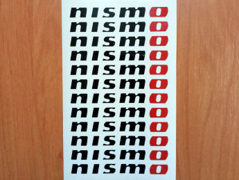 Nismo decals stickers Duo Color Wheel Rim vinyl V35 R33 R34 Z32 Z33