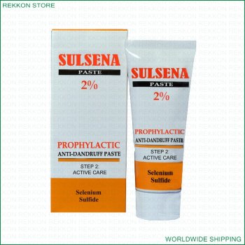 SULSENA Treatment And Prophylac Anti-Dandruff 2% Paste Gorgeous Results Sulsena it is the best Anti-Dandruff Treatment And Prophylac Paste!