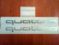 quattro AUDI SRT Car Racing Sport Die Cut Decals Sticker Vinyl Emblem Logo