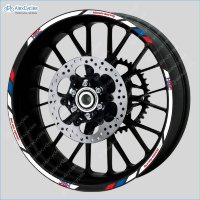 Hodna HRC Racing Motorcycle Wheel Rim Laminated Decals Stickers Stripes