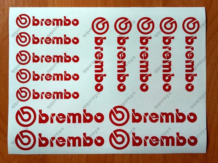 Premium Brake Caliper Decals Stickers Kit Gti Sri Vxr Wrx