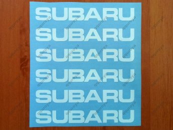 SUBARU Sport Racing Decal Sticker Emblem Vinyl Logo Wheels Rims