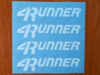 Runner Decal Sticker Truck Toyota TRD Lets Go Places 4wd