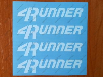 Runner Decal Sticker Truck Toyota TRD Lets Go Places 4wd