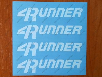 Runner Decal Sticker Truck Toyota TRD Lets Go Places 4wd 