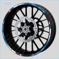 SUZUKI GSX-R600 Factory Racing  Motorcycle Wheel Rim Laminated Decals Stickers Stripes