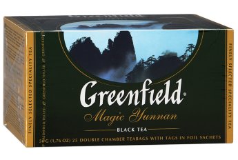 Greenfield Magic Yunnan Black Tea Bags 25 pcs