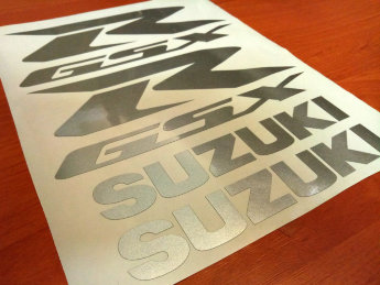 SUZUKI GSXR FAIRING DECALS STICKERS 600 750 1000 1100 TANK BIKE MOTORCYCLE