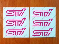 Alloy Wheel Spoke Lip Decal Sticker For Legacy Forester STI Subaru