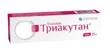 TRIACUTAN Ointment ТРИАКУТАН мазь First Aid Anti-Inflammatory Baml Salve Tube 15g  Combined drug for local use. The drug has a pronounced antibacterial, anti-inflammatory, anti-allergic and antiexudative action.