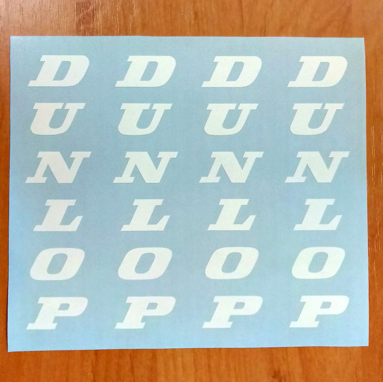 DUNLOP Fork Sponsor Decals GSXR Stickers FZ07 MOTO GP FrSh