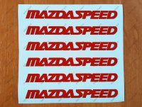 MAZDASPEED Decal Sticker Racing Wheels Rims MAZDA Sport Emblem Logo