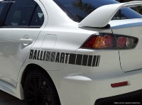 Mitsubishi Evo Lancer Vinyl Decal Sticker Ralli Art Racing Sports 4x4 Car   