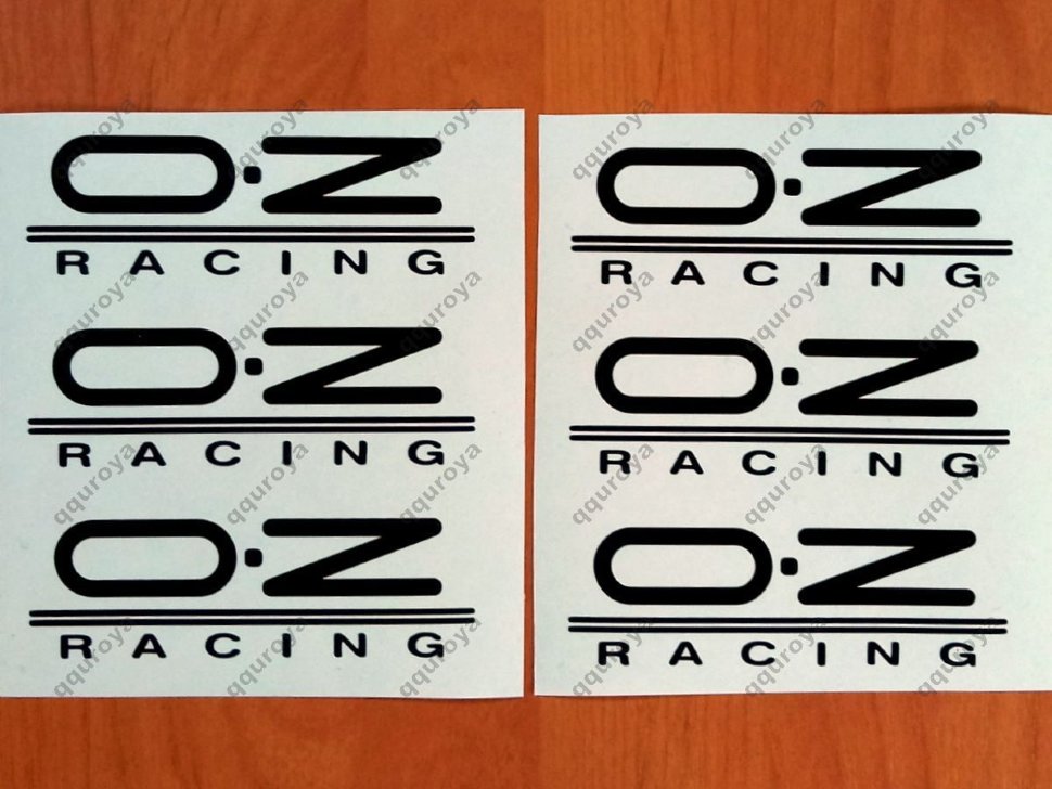 Decal sticker OZ Racing Alloy Wheel Spoke Rim Car Vinyl GT