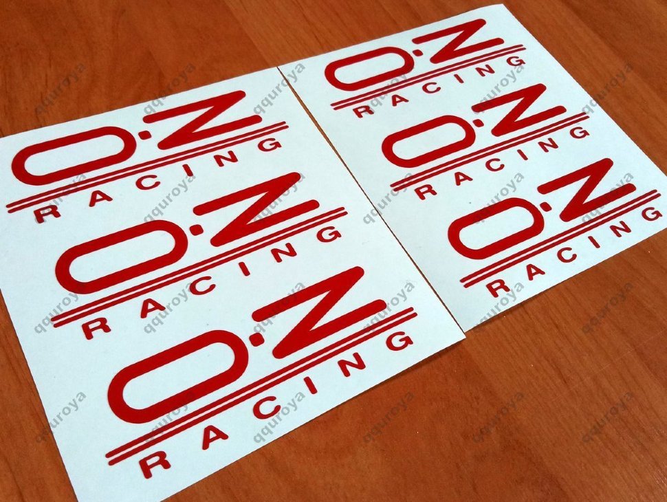 Decal sticker OZ Racing Alloy Wheel Spoke Rim Car Vinyl GT