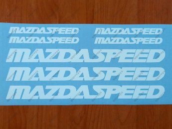 MAZDA SPEED 3 5 6 CX7 RX7 RX8 Mazdaspeed Decal Sticker Emblem Logo