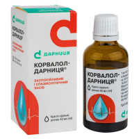 Corvalol-Darnitsa oral drops solution bottle 40 ml  Корвалол-Дарница капли оральные раствор флакон 40 мл
