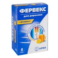 FERVEX powder for adults, 8 pcs Фервекс порошок для взрослых, 8 шт.