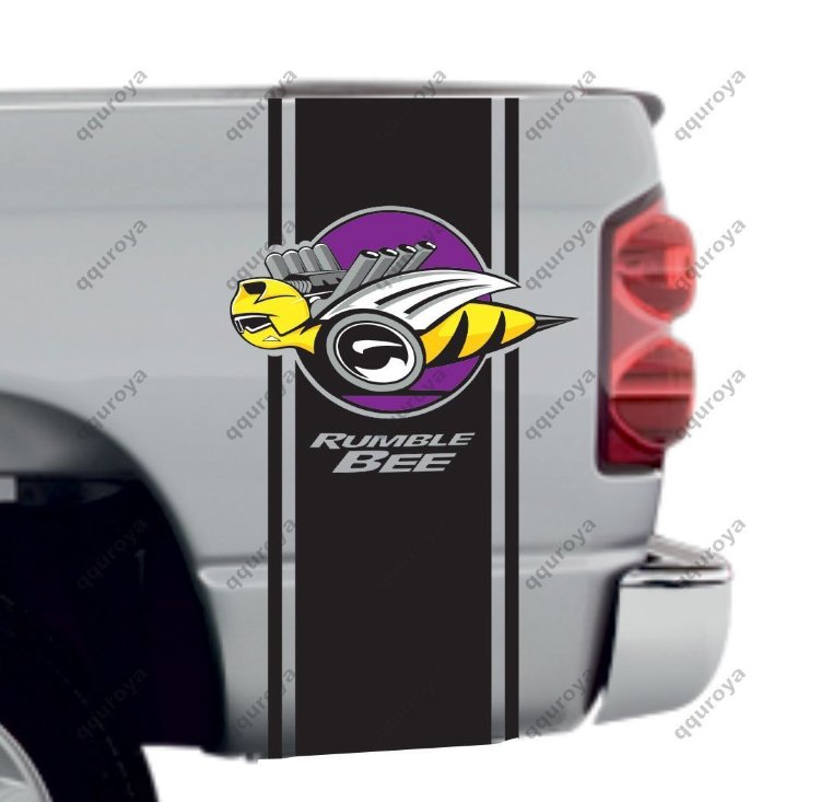 Rumble Bee Bed Stripe Kit Fits Dodge Ram Truck Vinyl Decals Stickers ...