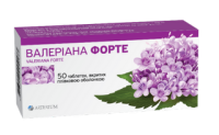 Valeriana forte film-coated tablets 40 mg 50 pcs Валериана форте таблетки покрытые пленочной оболочкой по 40 мг 50 шт