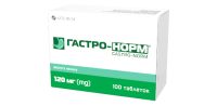 Gastro-norm tablets 120 mg 100 pcs Гастро-норм таблетки по 120 мг 100 шт
