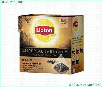 The Best Lipton Bergamot Imperial Earl Grey 20 Pyramid Tea Bags Box