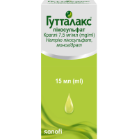Guttalax drops inside 7.5mg/ml 15ml Гутталакс капли внутрь 7,5мг/мл 15мл