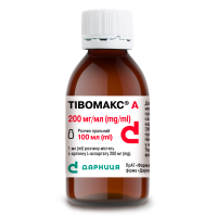 Tivomax A oral solution 200 mg/ml bottle 100 ml Тивомакс А раствор оральный 200 мг/мл флакон 100 мл
