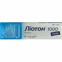Lioton 1000 gel 1000 U/g 30g Лиотон 1000 гель 1000 ЕД/г 30г
