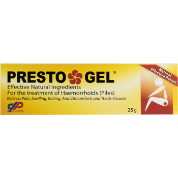PRESTO GEL - Hemorrhoid cream  25g Престо Гель - крем от геморроя 25г PRESTO GEL: Effective Relief for Hemorrhoids
Hemorrhoids can be a painful and uncomfortable condition, but there are topical treatments like PRESTO GEL that provide effective relief. This hemorrhoid cream is designed to soothe the symptoms associated with hemorrhoids and promote healing.