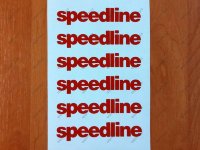 Speedline Decal Sticker Wheel Alloy Rim Spoke Italy WRC ferrari