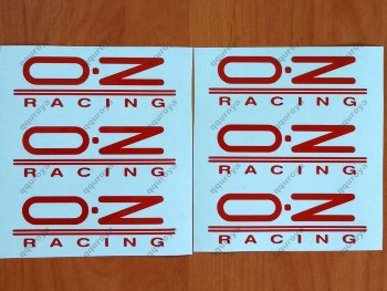 Decal sticker OZ Racing Alloy Wheel Spoke Rim Car Vinyl GT 