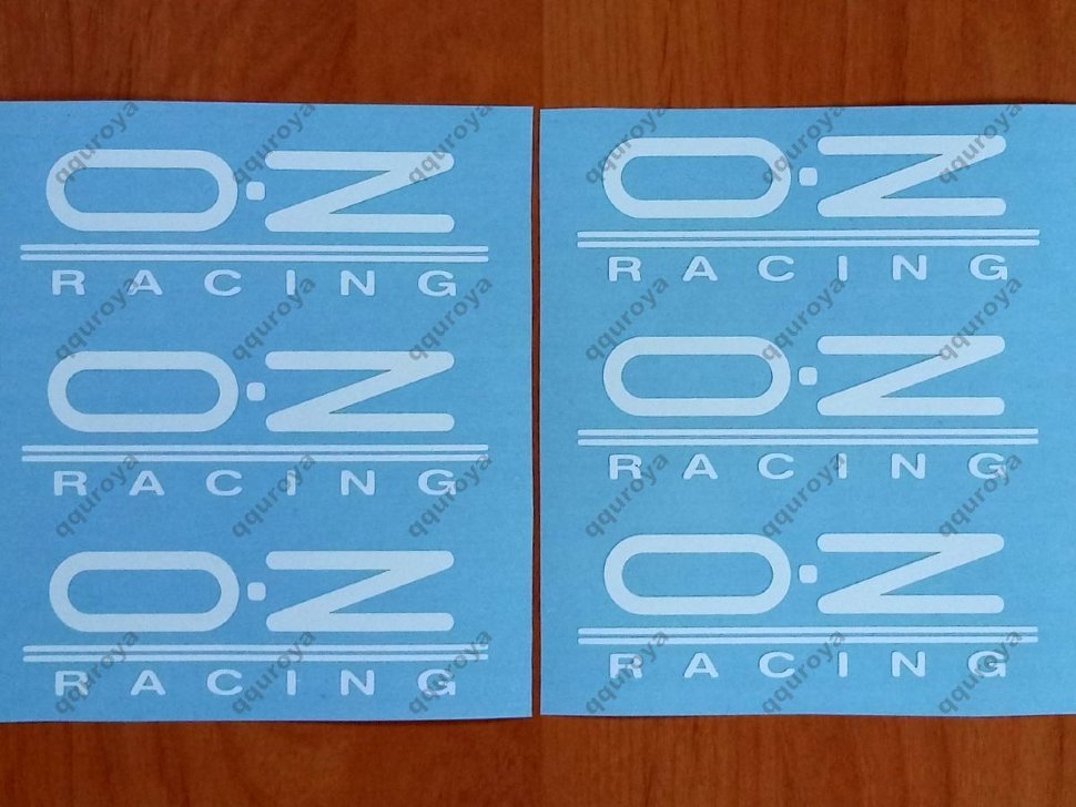 Decal sticker OZ Racing Alloy Wheel Spoke Rim Car Vinyl GT