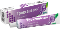Troxevasin gel 2% 40g Троксевазин гель 2% 40г  Active component Troxerutin