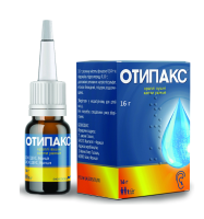 Otipax ear drops 16g Отипакс капли ушные 16г